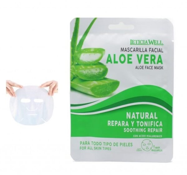 Mascarilla Facial de Aloe Vera - Leticia Well