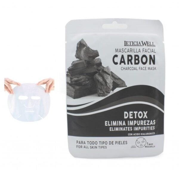 Mascarilla Facial de Carbón + Detox - Leticia Well