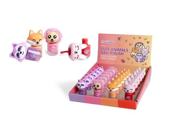 MARTINELIA CUTE ANIMALS NAIL POLISH – Esmalte de Uñas con Tapas de Animalitos