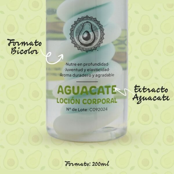 Loción Corporal Aguacate LOOKLOOK - Imagen 4