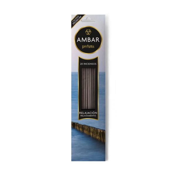 Incienso Relax: Varillas perfumadas con aceites naturales AMBAR