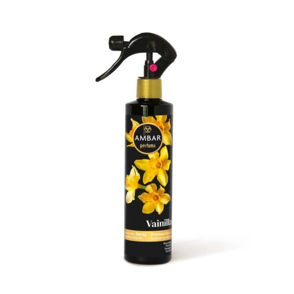 Ambientador líquido en spray con aroma a Vainilla AMBAR 280 ml