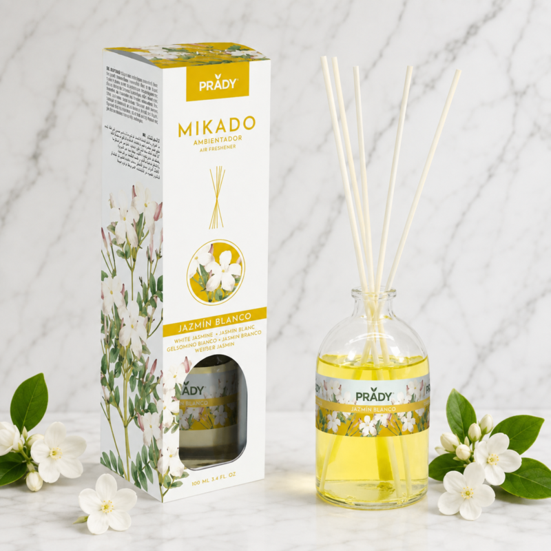 Ambientador Mikado Jazmín Blanco Prady 100ml