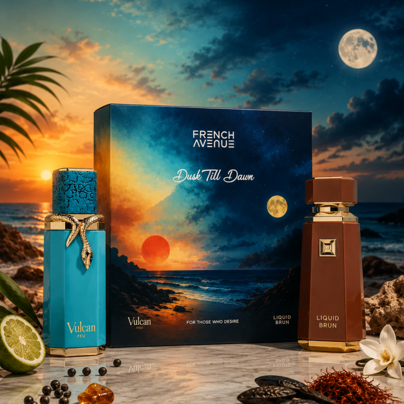 Dusk Till Dawn – Vulcan Feu + Liquid Brun French Avenue