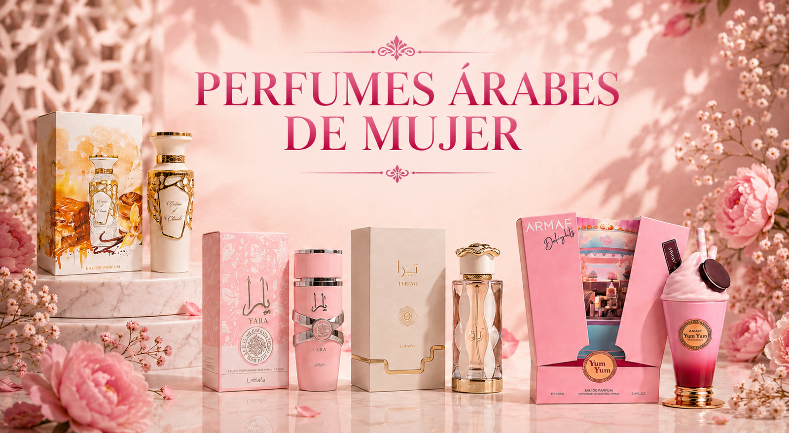 Perfumes árabes de mujer