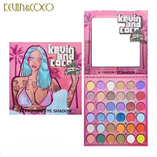Paleta de Ojos 36 Colores KEVIN & COCO - Imagen 4