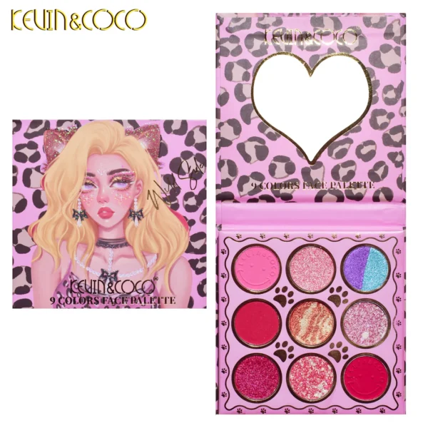 Sombras de ojos Kevin&Coco 9 colores