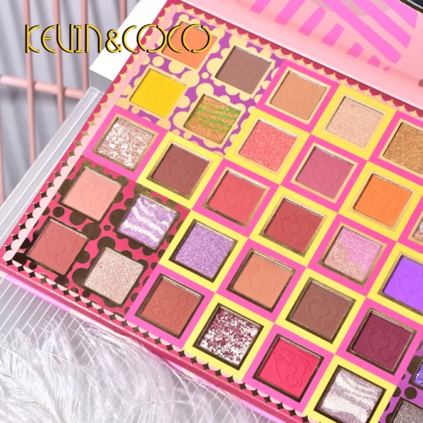 Paleta de sombras de ojos de 40 colores Kevin&Coco - Imagen 5