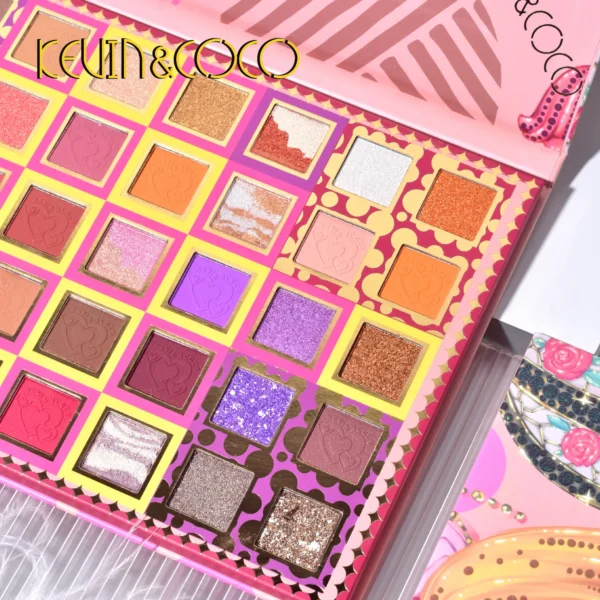 Paleta de sombras de ojos de 40 colores Kevin&Coco - Imagen 6