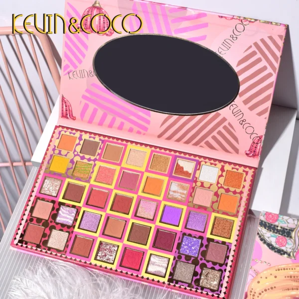 Paleta de sombras de ojos de 40 colores Kevin&Coco - Imagen 2