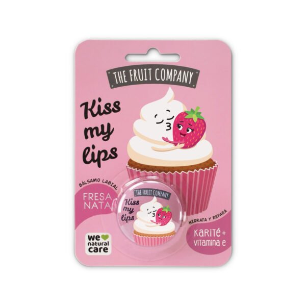 The Fruit Company - Bálsamo Labial con aroma a Fresa y Nata