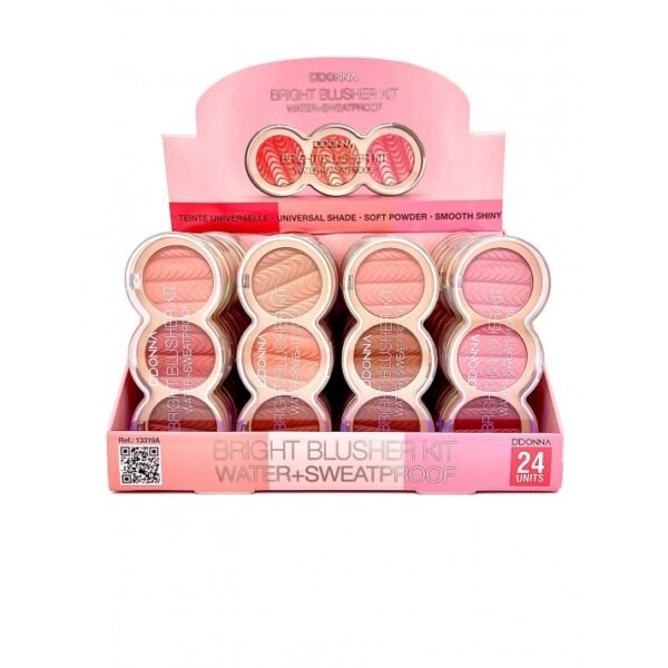 Paleta de Colorete Mate Resistente al Agua y Sudor DDONNA