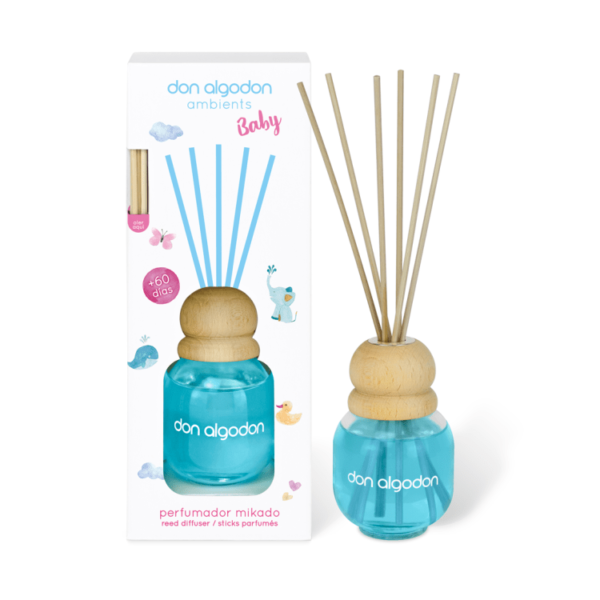 Ambientador de Varillas para el Hogar Don Algodón Baby 60 ml