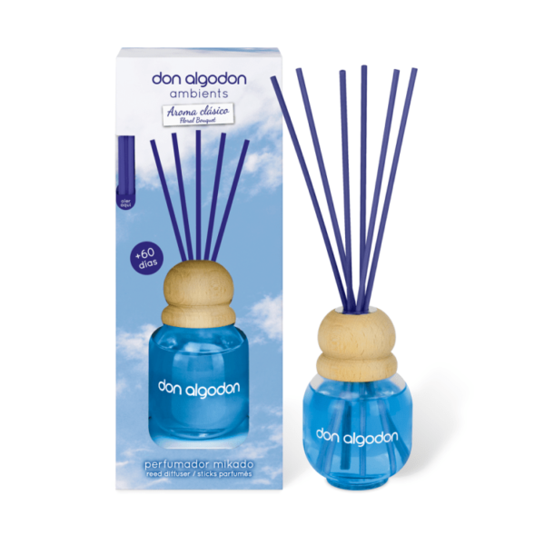 Ambientador de Varillas para el Hogar con Aroma Clásico Don Algodón 60 ml