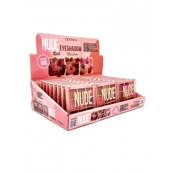 Paleta de Sombras Nude: Tonos Intensos, Medios y Claros - Imagen 3